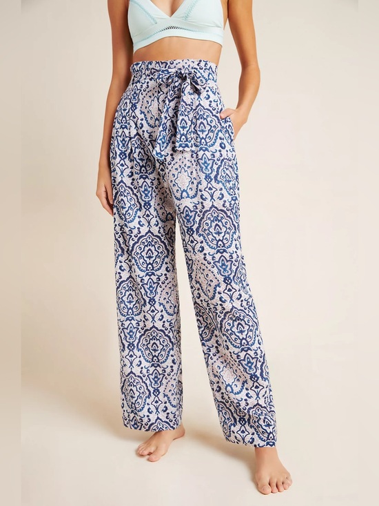 Anthropologie Pants - ANTHROPOLOGIE x ROLLER RABBIT Jewel Medallion Lounge Pants Size Small